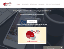 Tablet Screenshot of agiliteservices.com